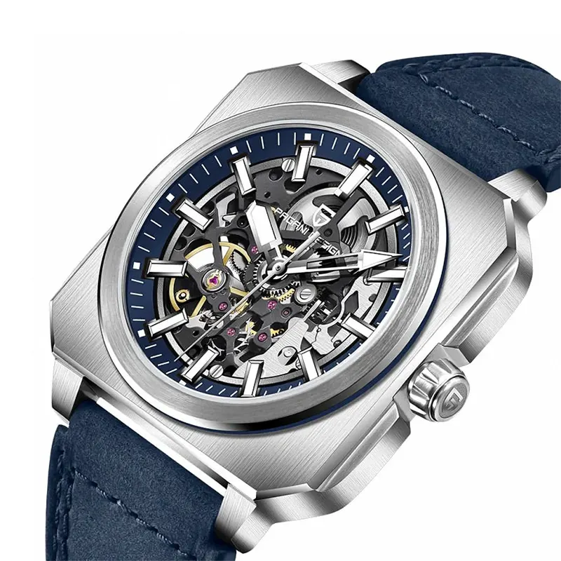 Pagani Design Skeleton Square Dial Automatic Men's Watch- PD-1791
